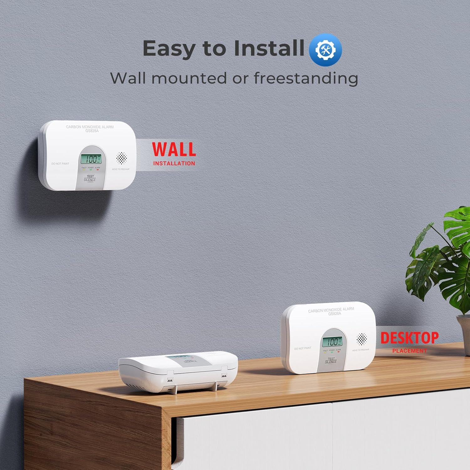 Siterwell Travel Carbon Monoxide Detector 7 Year Product Life,