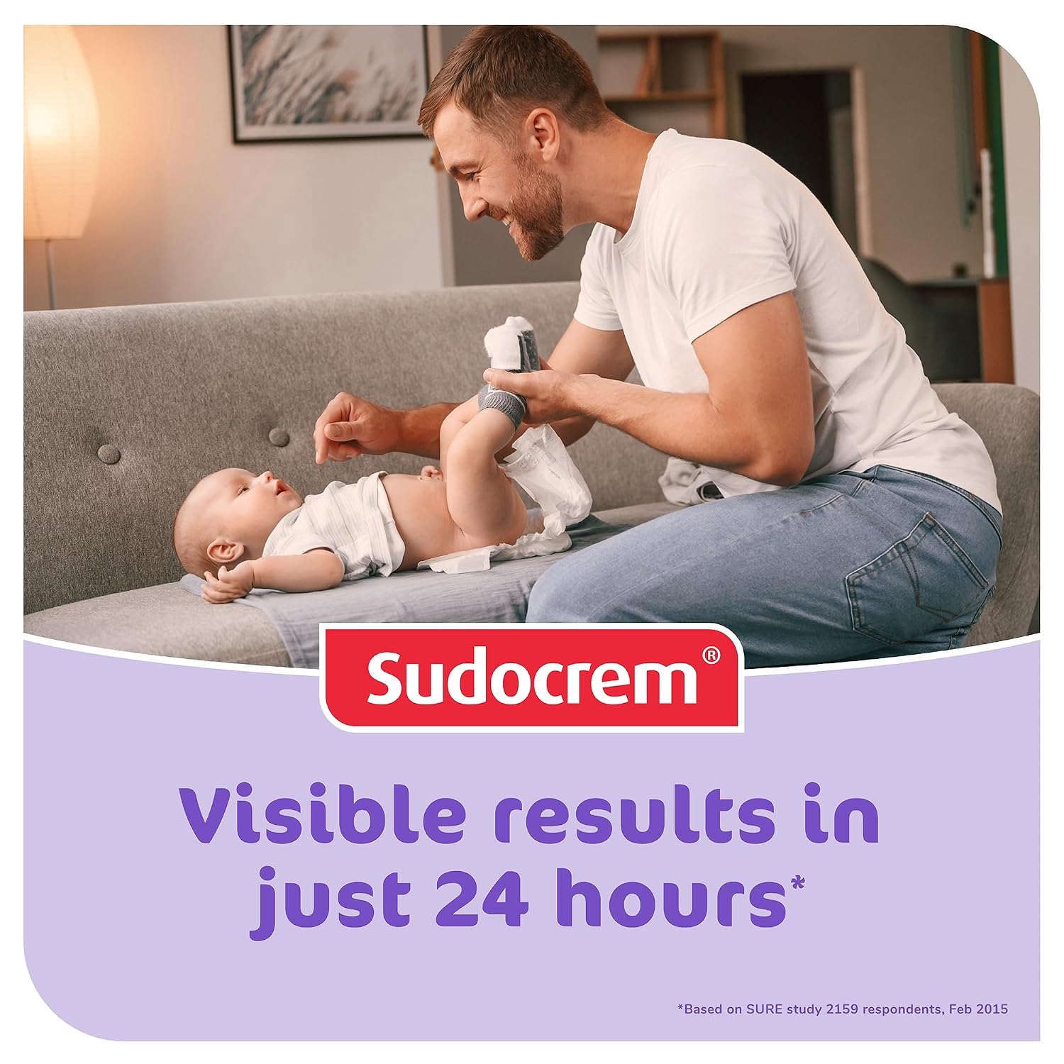 Sudocrem Baby Diaper Rash Cream, Skin Protectant with Zinc Oxide, 4.4oz