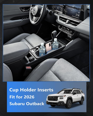 Cup Holder Inserts for 2026 Subaru Outback Accessories