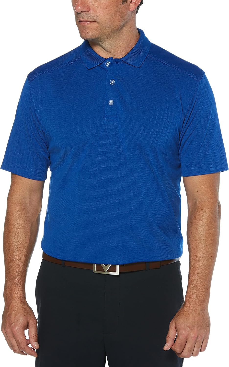 Callaway Men's Short Sleeve Core Performance Golf Polo Shirt with Sun Protection