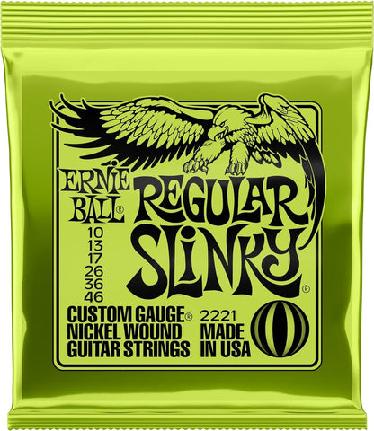 Ernie Ball Hybrid Slinky Nickel Wound Electric Guitar Strings, 9-46 Gauge (P02222)