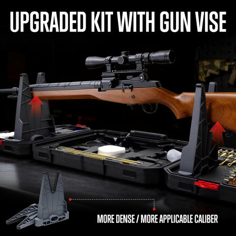 GLORYFIRE Elite Universal Gun Cleaning Kit, Cleaning Stand for All Caliber