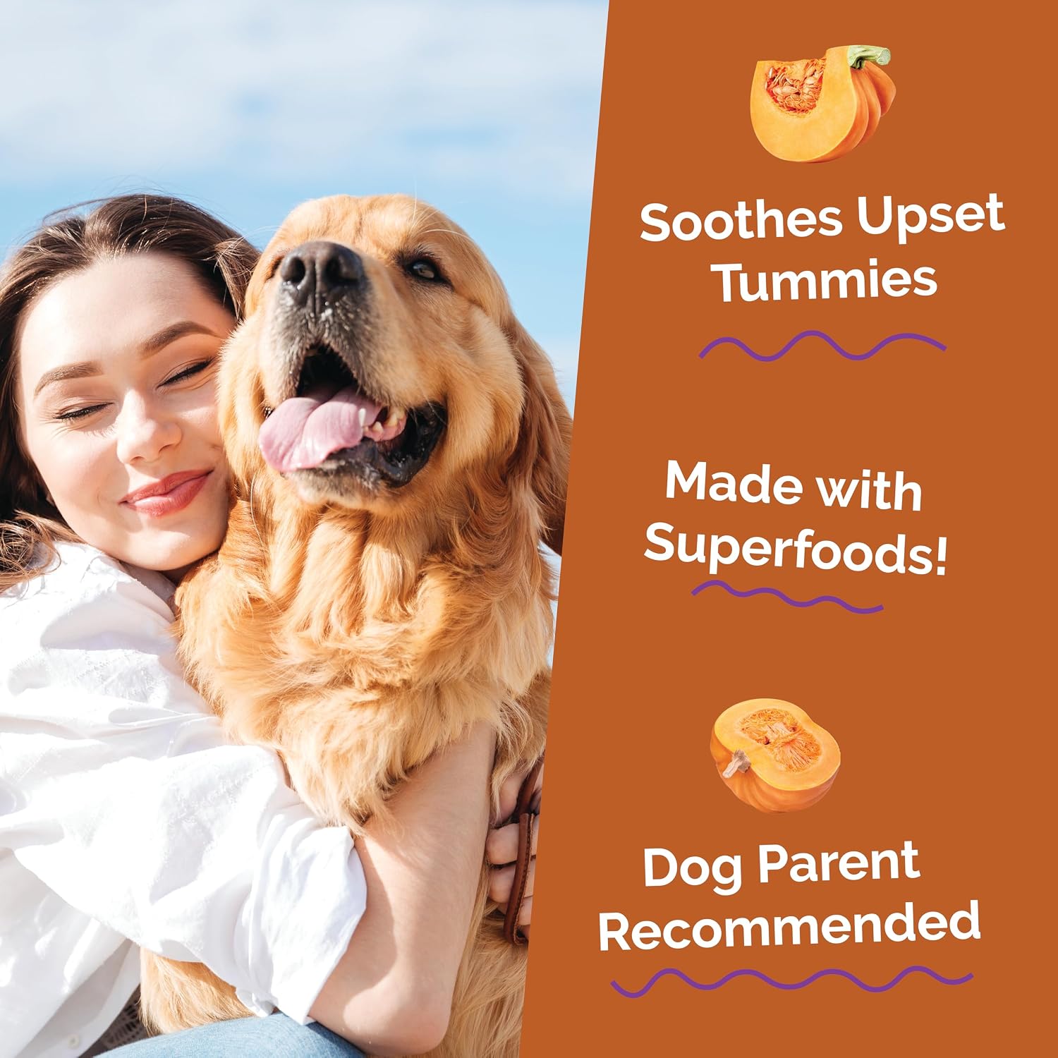 Fruitables Pumpkin Digestive Supplement, Fiber Supplement for Dogs, 15oz