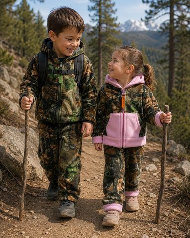 TrailCrest Toddler Blaze/Camo Fleece Hoodie & Pants 2-Piece Outfit