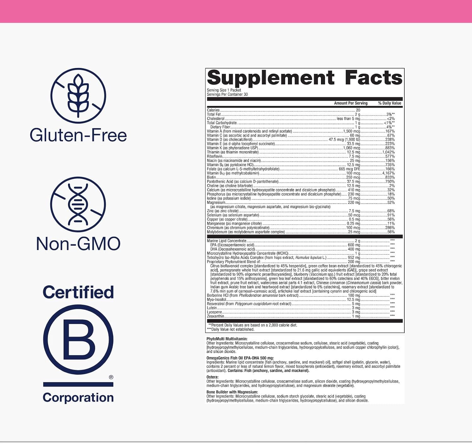 Metagenics Wellness Essentials Women's Prime, 30 Pack