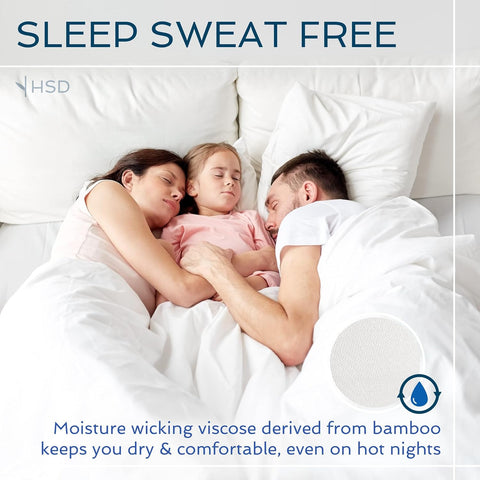 Hotel Sheets Direct 4 Piece Bed Sheet Set Queen Size, 100% Viscose Derived from Bamboo Sheets Set with 2 Pillowcases, Cooling & Breathable Luxury Bedding, Moisture-Wicking & Silky Soft Texture, Sand