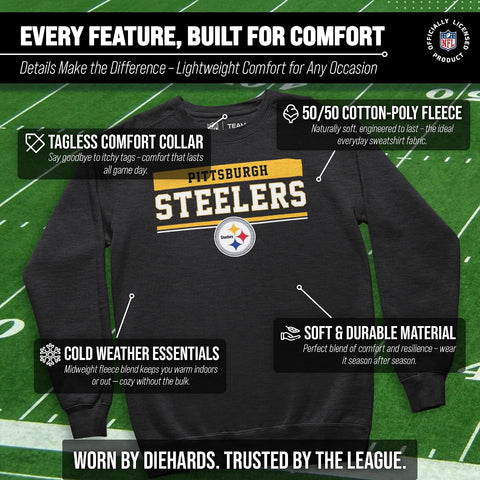 NFL Team Block Crewneck Sweatshirt - Men Women