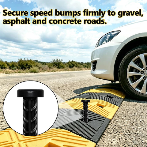 Eurmax USA 6-Pack 16 Inch Rust-Proof Steel Canopy Anchors for High Winds, 1/2 Inch Galvanized Rebar Stakes Heavy Duty Ground Anchors for Camping Tent, Speed Bump, Parking Curb, Garden Support