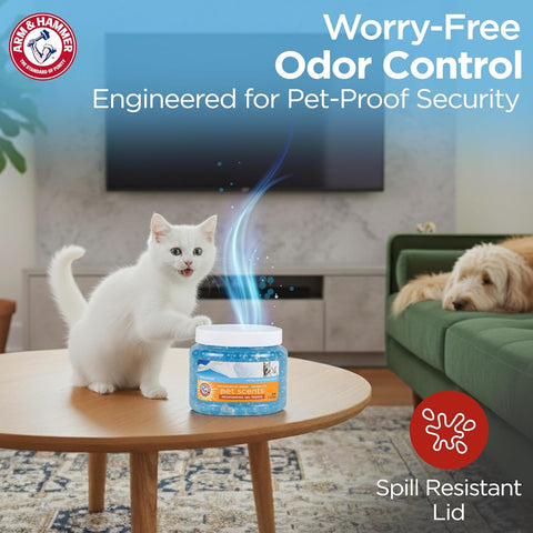 Arm & Hammer Pet Scents Deodorizing Gel Beads, Fresh Breeze, 12 Oz