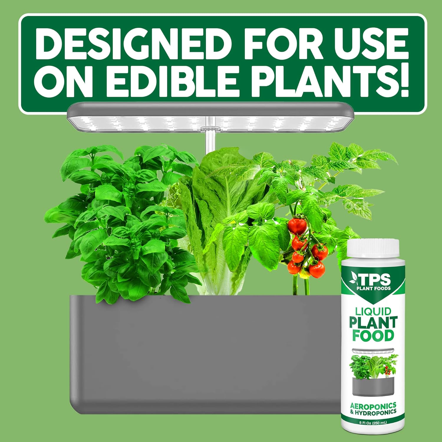 Liquid Plant Food - Fertilizer for AeroGarden & Hydroponic Systems, 1 Gal