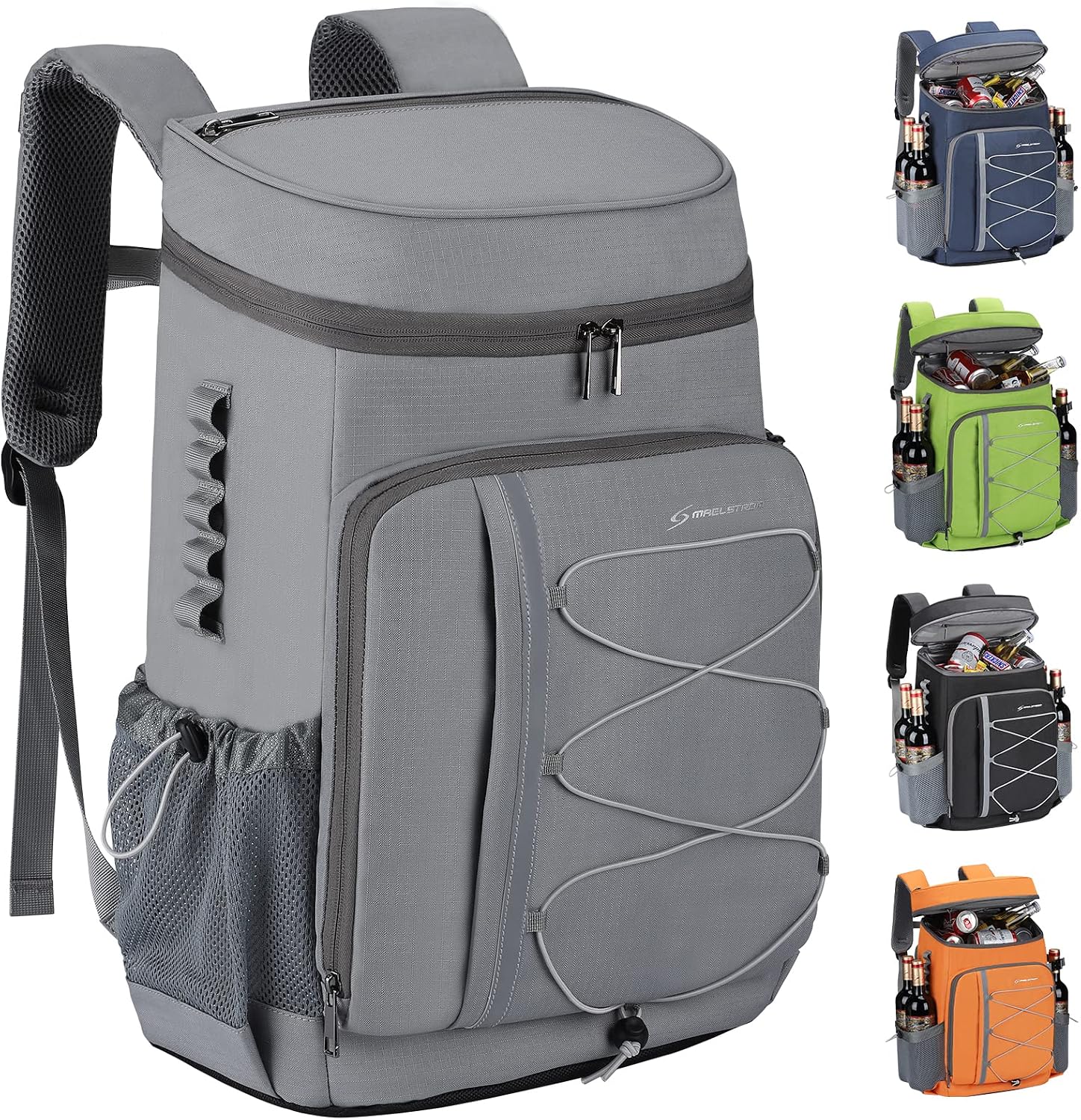 Maelstrom 35/50Can Insulated Cooler Backpack, Leakproof Soft Lunch Ice Bag