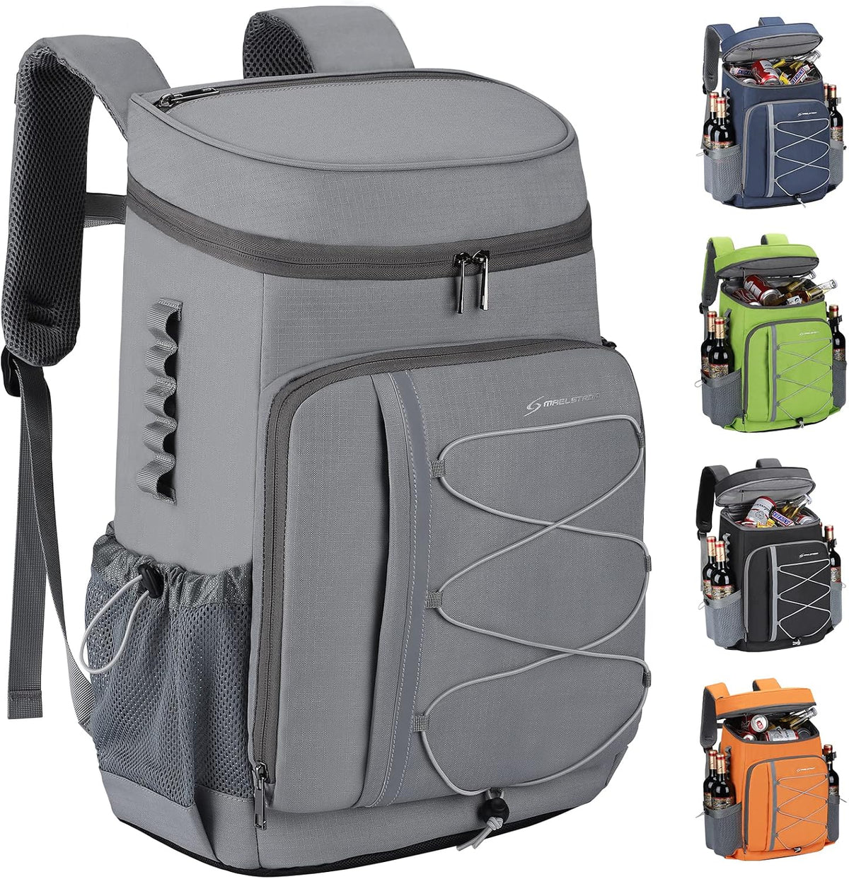 Maelstrom 35/50Can Insulated Cooler Backpack, Leakproof Soft Lunch Ice Bag