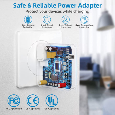 Mac Book Pro Charger - 118W USB C Charger Fast Charger Compatible with MacBook Pro, MacBook Air, M1 M2 M3 M4, iPad Pro, Samsung Galaxy and All USB-C Devices, 6.6ft USB C to C Cable