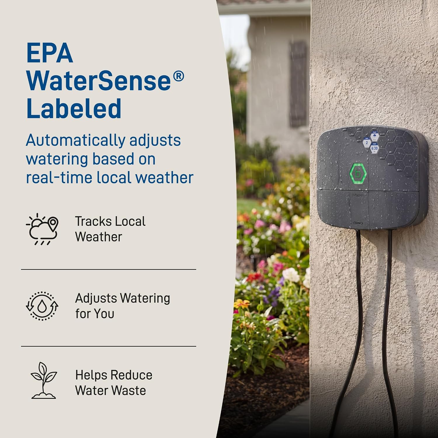 Orbit B-hyve XR 8-Zone Indoor/Outdoor Smart Sprinkler Timer - 57985