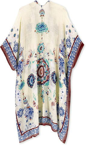 Spicy Sandia Women’s Oversized Boho Kimonos Lightweight Summer Cardigans