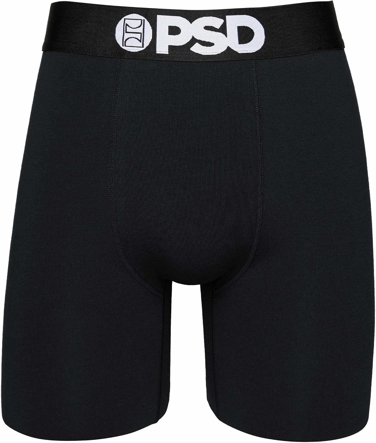 PSD Mens Underwear Mid Length Core Standard Boxer Briefs, Packs & Singles