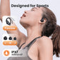 FOYCOY Wireless Earbuds Bluetooth Headphones 90Hrs Playtime Ear Buds IPX7 Waterproof Sports Earphones Wireless Charging Case & Over-Ear Earhooks for Workout