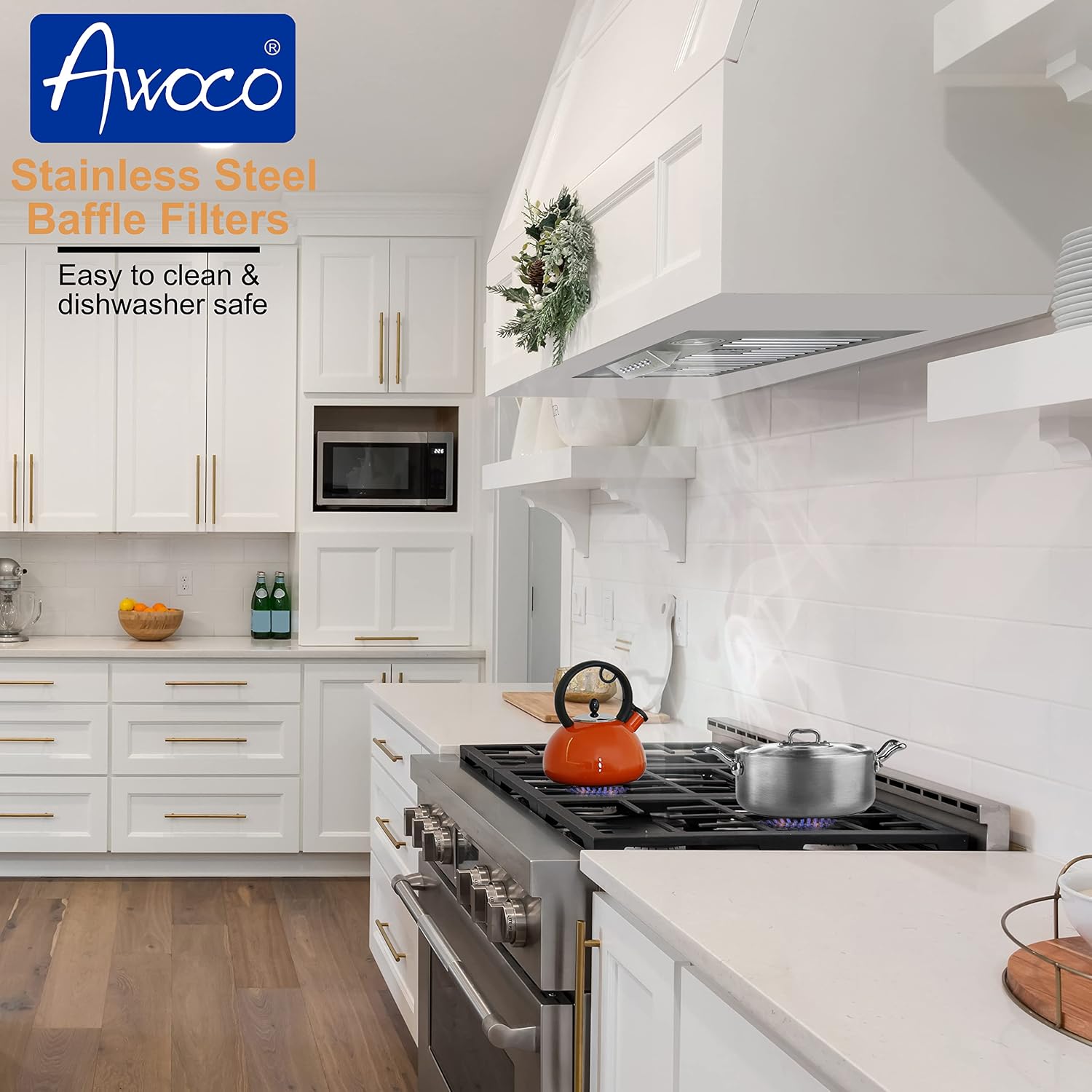 36"W 14-1/2"D Built-in/Insert 650 CFM Range Hood