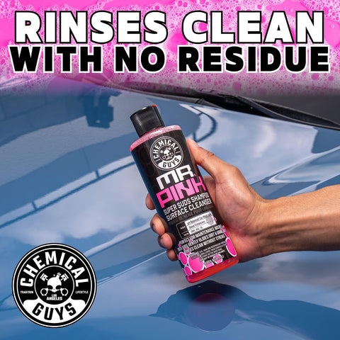 Chemical Guys, Mr. Pink Car Wash Soap, Foam Cannon & Bucket Wash, 64 oz