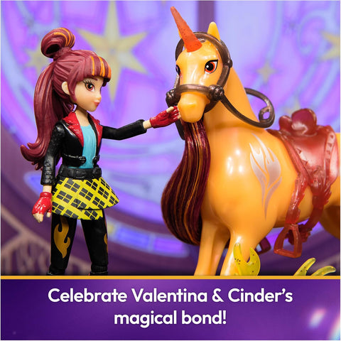 Unicorn Academy Valentina & Cinder, Dolls & Unicorn Toys, Ages 4+