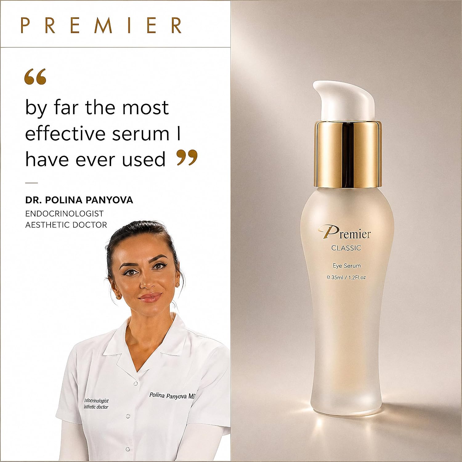 Premier Dead Sea Eye Serum | Dark Circles, Puffiness & Fine Lines | 35ml