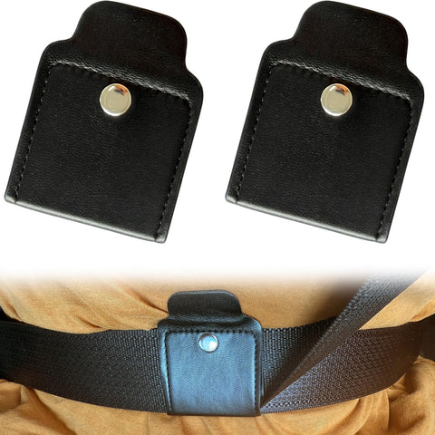 PU Leather Adjuster Clips ，keep straps secure and reduce neck friction