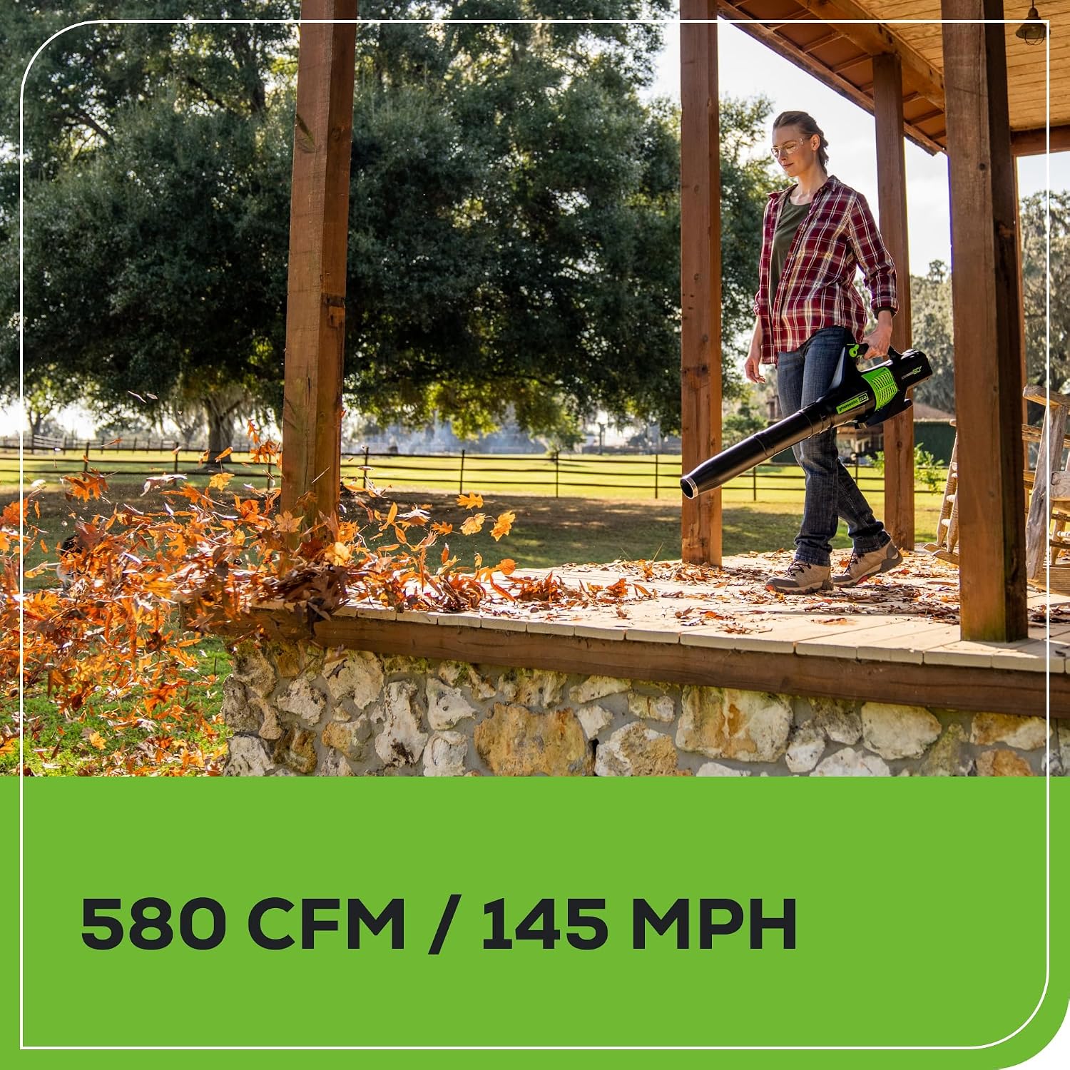 Greenworks 60V 13" String Trimmer + (540 CFM) Leaf Blower Combo, 4.0Ah Battery, Rapid Charger + Bonus 4.0Ah Battery