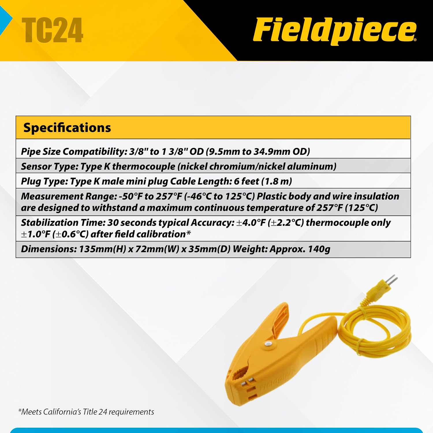 Fieldpiece TC24refrigerator Replacement Partsfieldpiece Made Up of The Best Brand