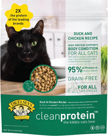 Dr. Elsey's cleanprotein Duck Cat Kibble 2 lb. Bag