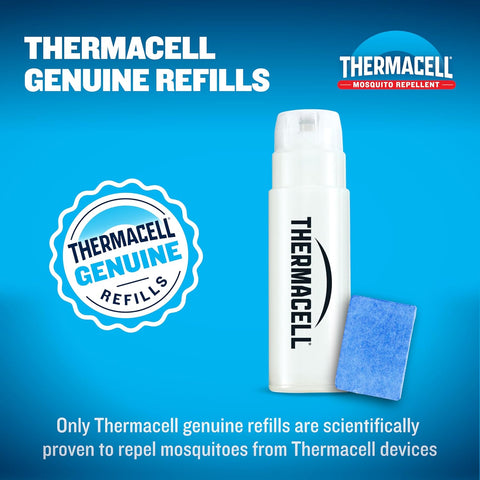 Thermacell Mosquito Repellent Refills; Provide 120 Hours of Protection; Contain 30 Repellent Mats, 10 Fuel Cartridges; Compatible with Any Fuel-Powered Mosquito Repeller Product