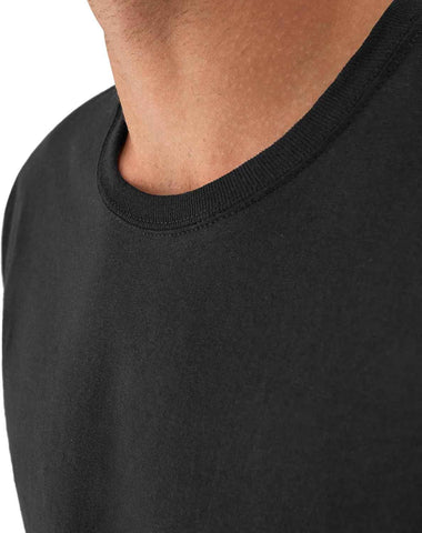 Hanes Men's Undershirt Packs, Stay-Tucked Soft Cotton Undershirts, Best Undershirts for Men, White/Black/Asstd Multipacks