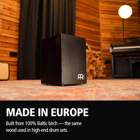 Meinl Percussion Cajon, MADE IN EUROPE — Sit-On Box Drum, Snare & Bass Tone