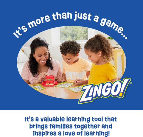ThinkFun Zingo Bingo Award Winning Preschool Game for Pre-Readers and Early Readers Age 4 and Up - One of the Most Popular Board Games for Boys and Girls and their Parents (97700)