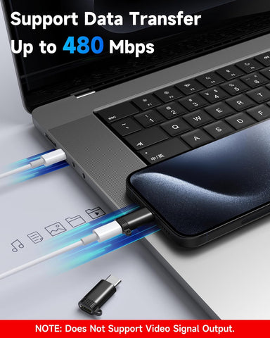 LERTOSEN Lightning to USB C Adapter 4 Pack