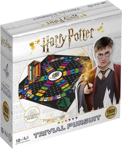 Winning Moves Harry Potter Ultimate Trivial Pursuit Board Game, 1800 Questions on Your Favourite Characters and Events from Hogwarts, Trivia Game, Gift and Toy for Boys and Girls Aged 10 Plus