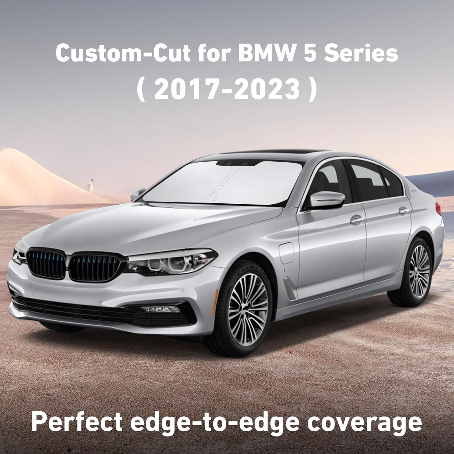 EcoNour Windshield Sunshade Compatible for BMW 5 Series G30 G31 2017-2023
