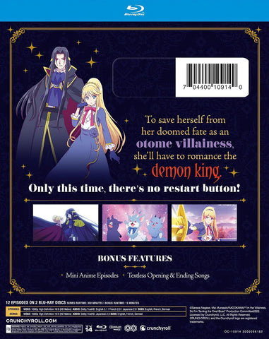 I'm The Villainess, So I'm Taming The Final Boss - The Complete Season - Blu-ray