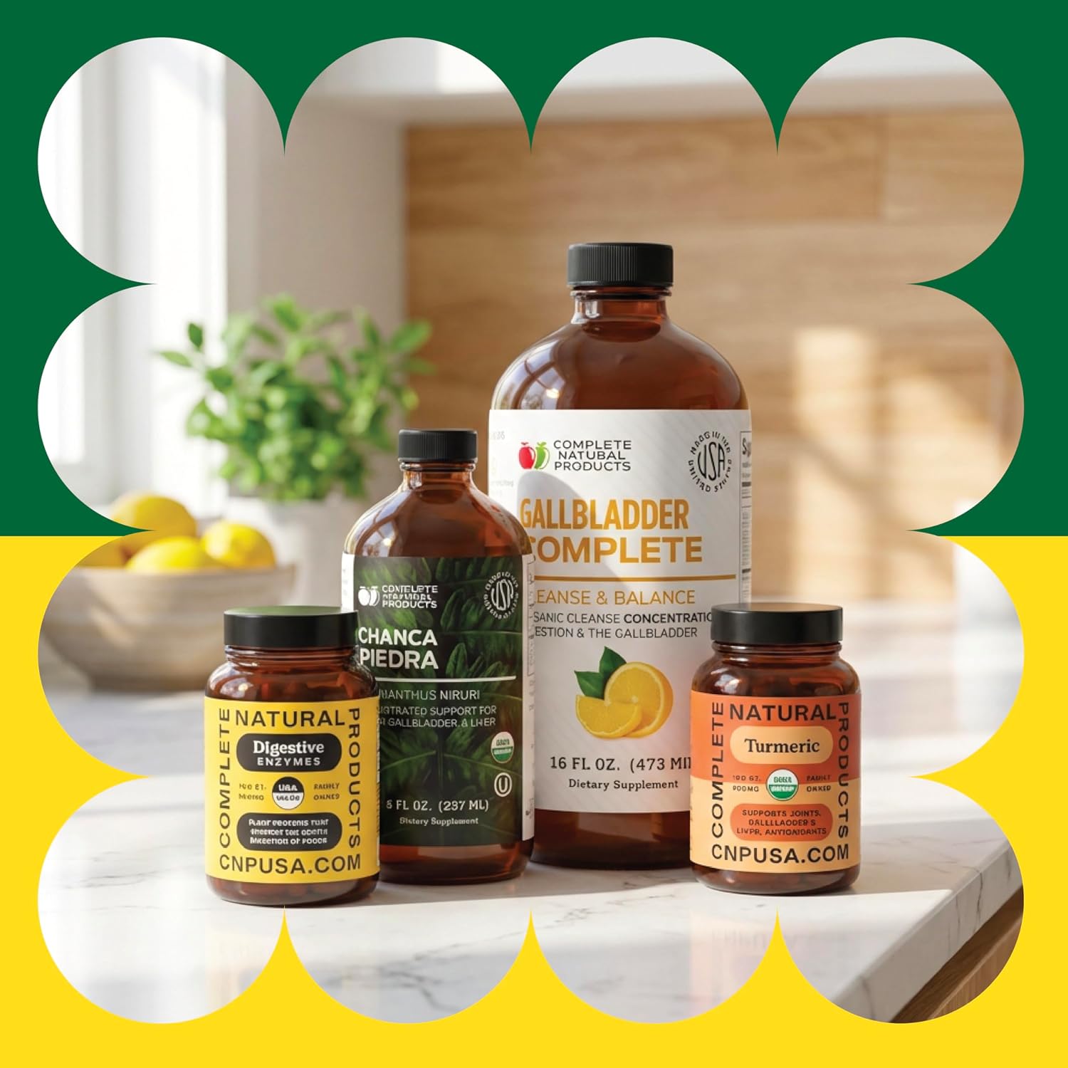CNP | Gallbladder Stone Breaker Bundle - ACV Chanca Piedra Bile Cleanse