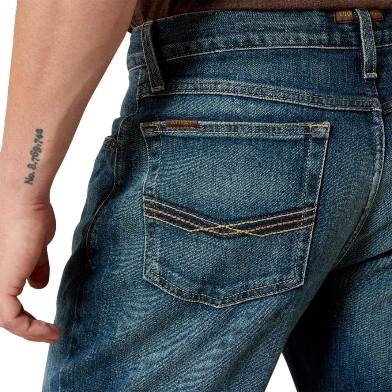 Ariat Men's M4 Low Rise Stretch Legacy Boot Cut Jean