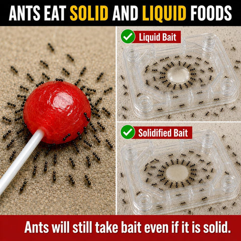 Catchmaster Defiant Liquid Ant Killer & Bait, Sugar Ant Traps Indoor