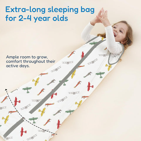 TotAha Toddler Sleep Sack 1.0 TOG, 2T-3T-4T, Wearable Blanket Sleeping Bag