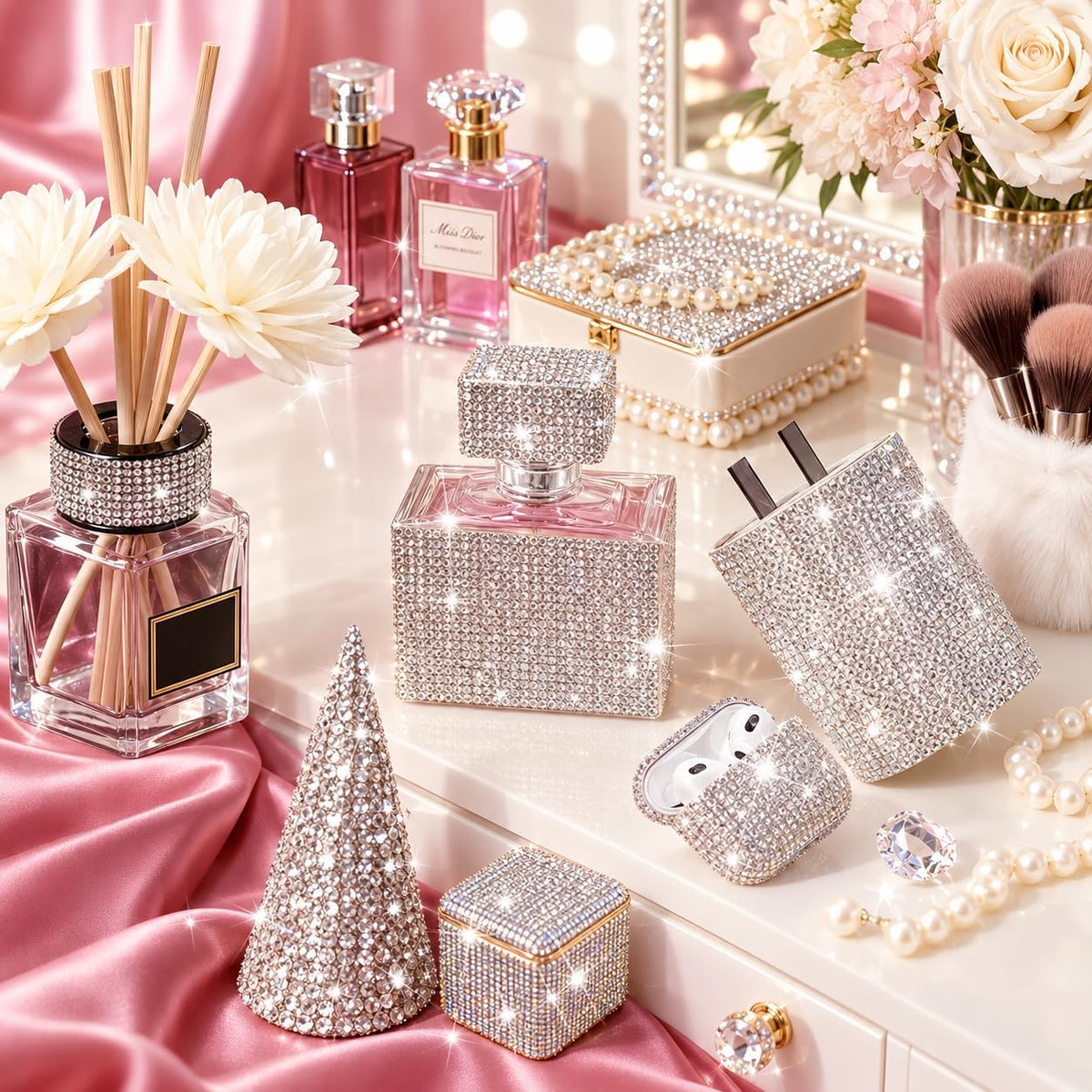 24000 Bling Crystals Rhinestone Adhesive Decoration Sheets