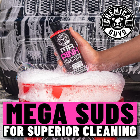 Chemical Guys, Mr. Pink Car Wash Soap, Foam Cannon & Bucket Wash, 64 oz