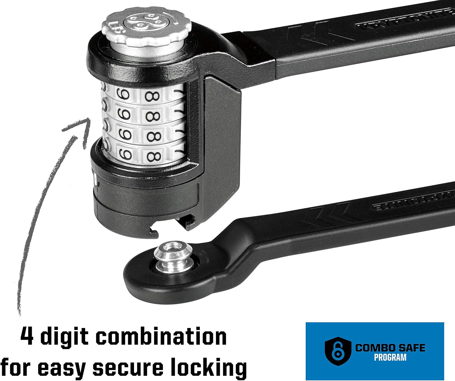 Kryptonite Keeper 585 Folding Combo Bike Lock, 4-Digit Resettable, 85cm