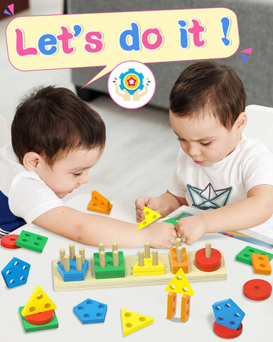 kecristv Montessori Toys for 1 2 Year Old Girl and Boy Birthday Gifts