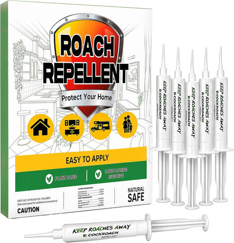 Roach Away Repellent for Indoor Home, Keep Cockroach Away-6P