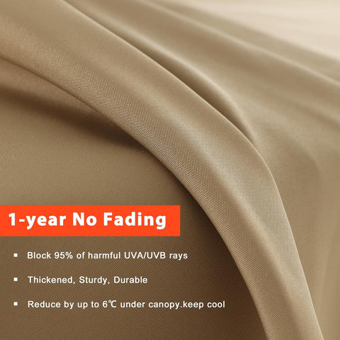 MASTERCANOPY 9 ft Replacement Canopy for 8 Ribs - Navy Blue