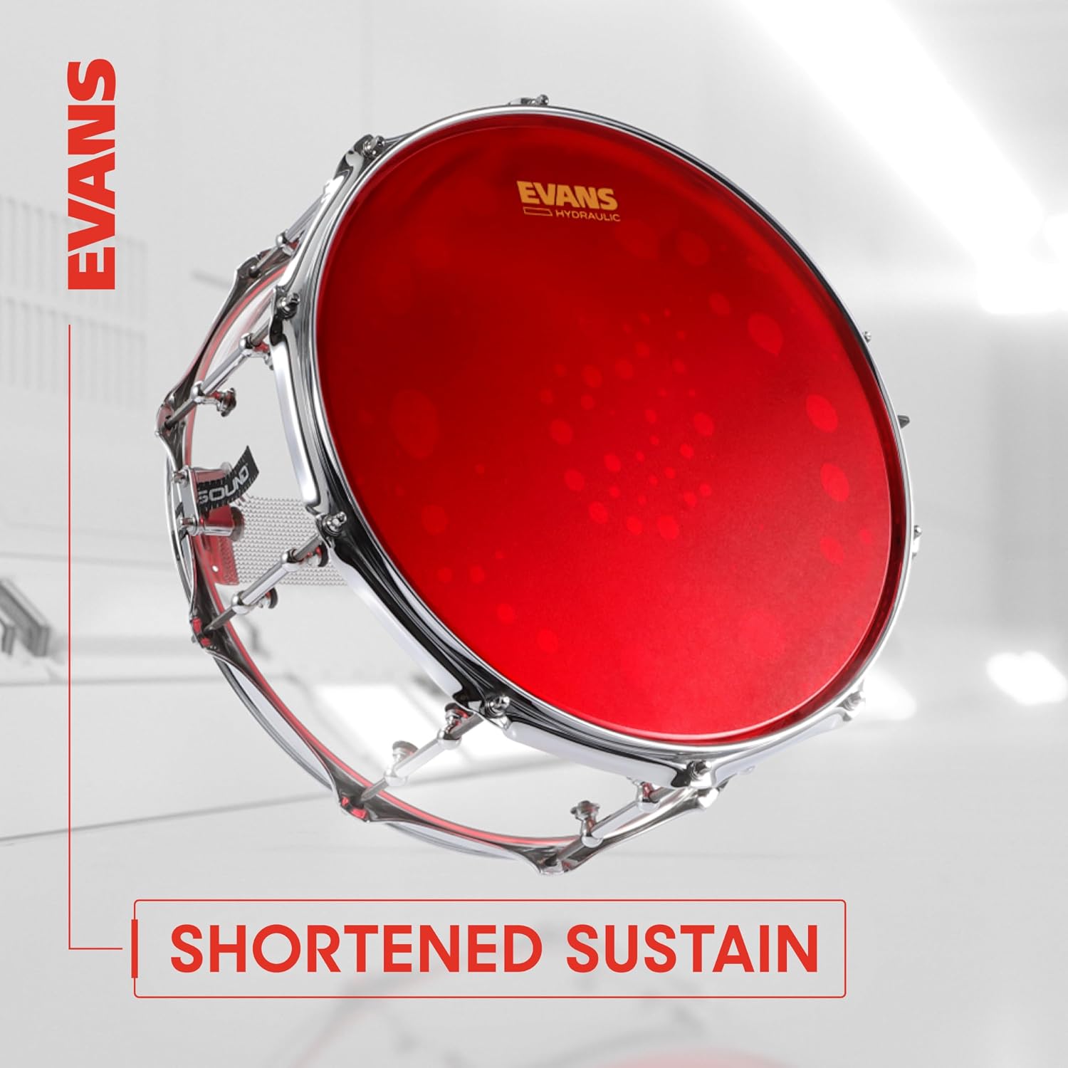 Evans Drum Heads - Hydraulic Red Standard Pack (12", 13", 16") with 14" UV1 Coated Snare Head