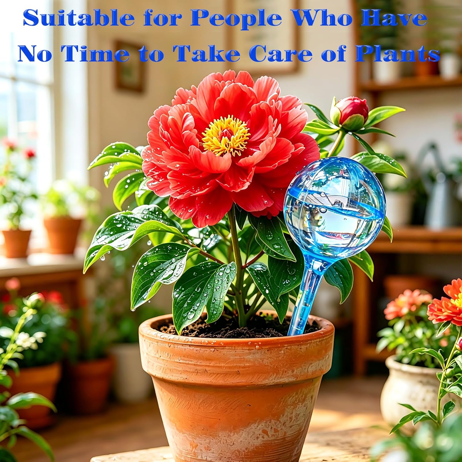 Self Watering Globes for Plant, 10pcs Auto Watering Bulb for Indoor Outdoor