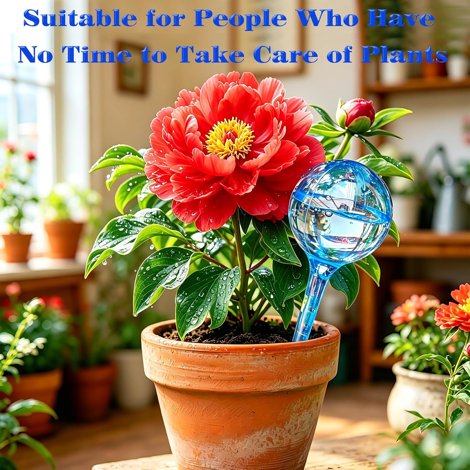 Self Watering Globes for Plant, 10pcs Auto Watering Bulb for Indoor Outdoor